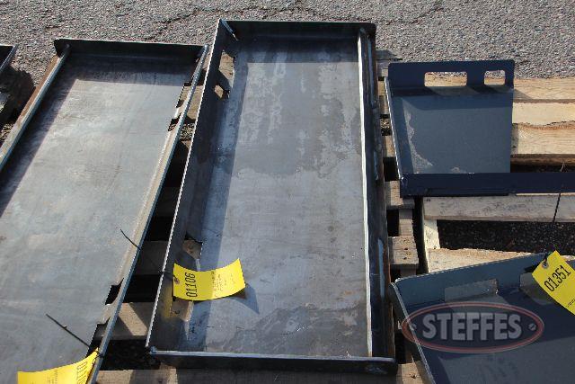 Weld-on quick attach plates, 